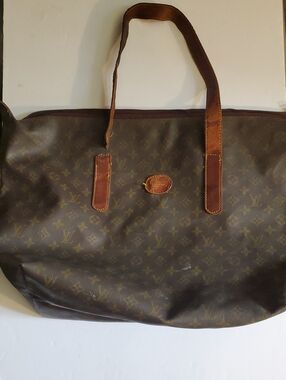 Vintage Louis Vuitton Large Brown Monogram Tote